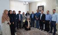 رئیس دانشگاه علوم توانبخشی با خانواده شهید چهاردهی دیدار و از ایثار آنان قدردانی کرد